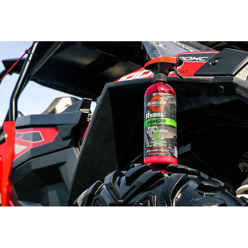 Rebel Rubber, Vinyl & Plastic Spray Shine with UV Protection,