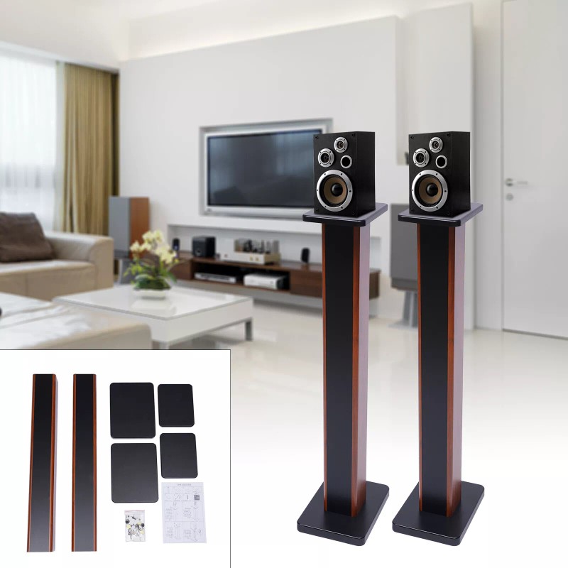 Universal 35.4 " Stable Thick Speaker Bookshelf Stands Home Theater
