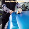 PEASUG Body Filler Spreader, 9 Pack Reusable Plastic Spreader Tool
