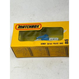 MATCHBOX SUPERFAST JAPAN ISSUE MB46 HONDA CB750 POLICE MOTORCYCLE BIKE DAMAGED B