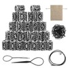 24PCS Rune Beards Norse Viking Rune Beads for Bracelet Pendant