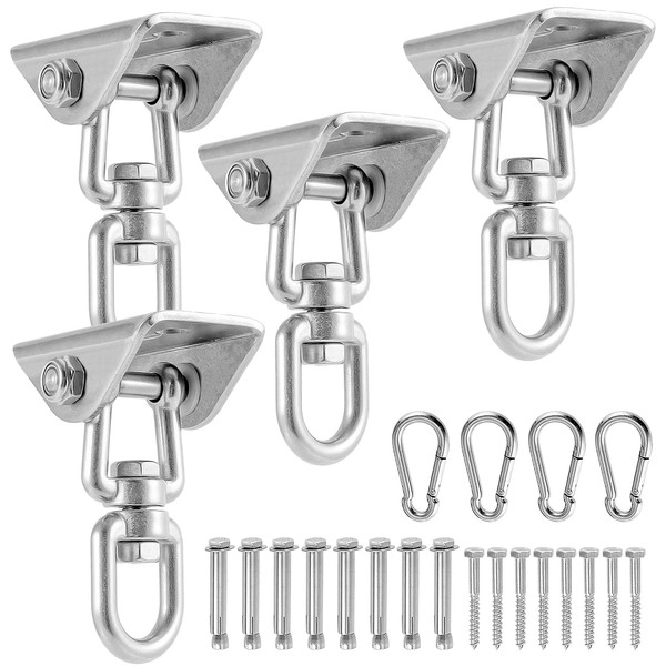 JEUIHAU 4 Pack Heavy Duty Swing Hangers Set, 1000 lbs