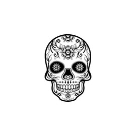 La Catrina - Forever Never® | Temporäre Tattoos für Erwachsene - Hält bis zu 2 Wochen | vegan, wasserfest, EU-zertifiziert