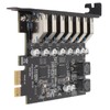 7 Port PCIE Expansion Card 7 Ports USB 3.2 GEN1