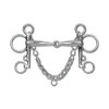 Waldhausen AWA Pelham Bit Easily Broken Solid Stainless Steel, Includes