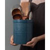 Fun Elements Kitchen Utensil Holder, 7.2" Super Large Utensil Crock