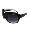 [8] Big Frame Sunglasses Oval Shape, Black