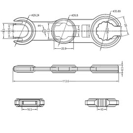 Slocable Solar Panel Connector Assembly Tool, Solar Wrenches/Spanner, Solar Disconnect Removal Tool