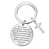 WTOPP Christian Cross Keyring Holy Bible Keyring Inspirational Bible Verse