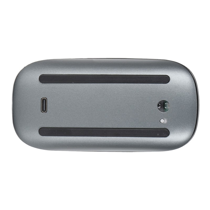 Wireless Bluetooth Mouse Ergonomic Curved Optical Touch USB C Rechargeable