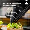 HENSSLERS Cooking Tweezers Stainless Steel [With Black Titanium Coating] -