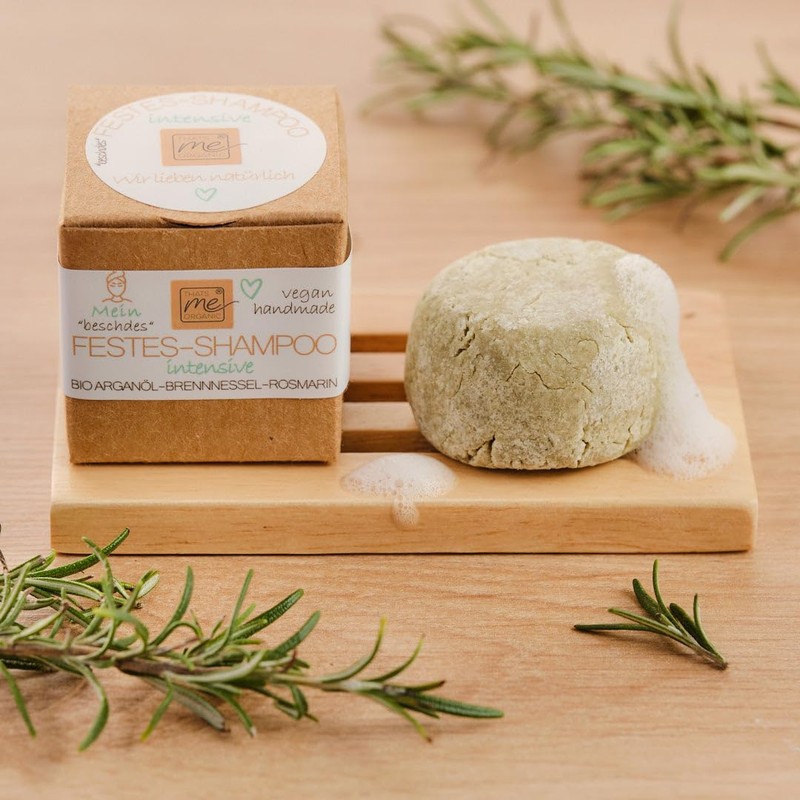Handmade Solid Shampoo with Valuable Ingredients, Vegan, No Industrial Production,