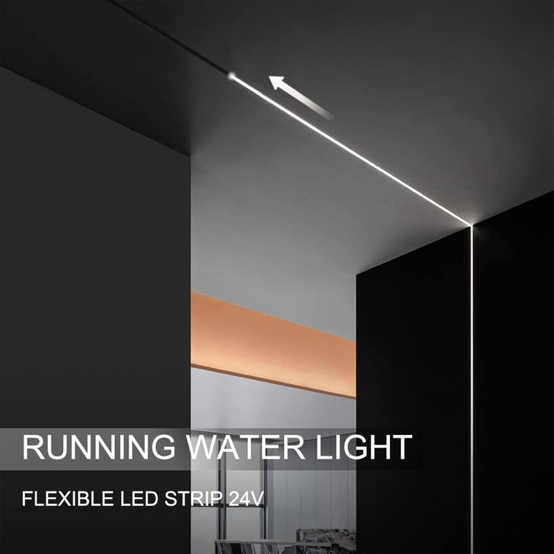 TOPXCDZ WS2811 2835SMD 24V DC Running Water LED Strip Flowing