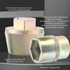 VTWTV 1.5" Bathtub Drain Remover Tool,Silver Plating Coating Tub Drain