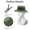 Camo Boonie Hat for Men Women, Military Tactical Wide Brim