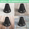 GoSports 500lb Equivalent Pool Deck Umbrella Anchor - Permanent Ground