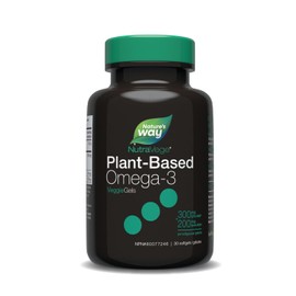 Nature’s Way NutraVege Softgels Menta Fresca 30 c - Omega‑3 de Algas en Suave para Apoyo Cardiovascular en Dosis Reducida