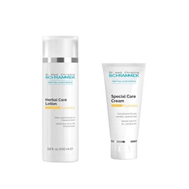 Shramek Cosmetics Herbal Care Lotion, 6.8 fl oz (200 ml), Special Care Cream, 1.7 fl oz (50 ml) Set