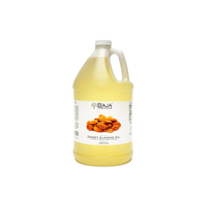 Baja Precious - Sweet Almond Oil, 100% Pure, 1 Gallon