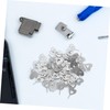 TEHAUX 100pcs Sim Card Ejector Tool Stainless Steel Pin Remover