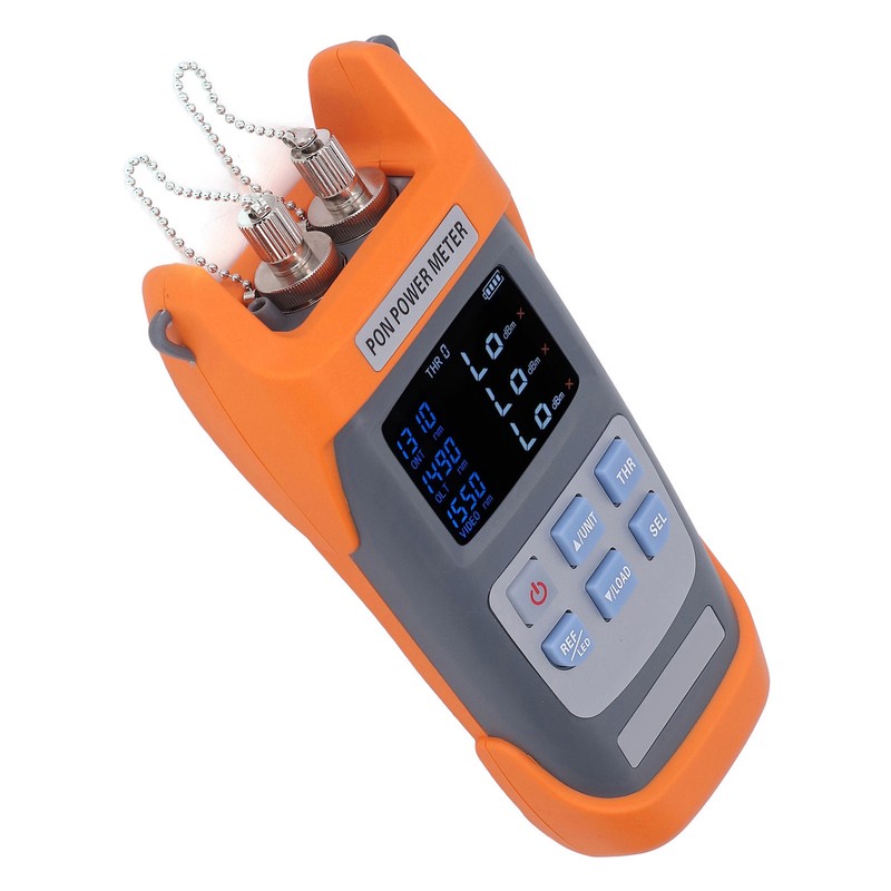 Handheld PON Optical Power Meter Automatic Calibration Threshold Setting ABS