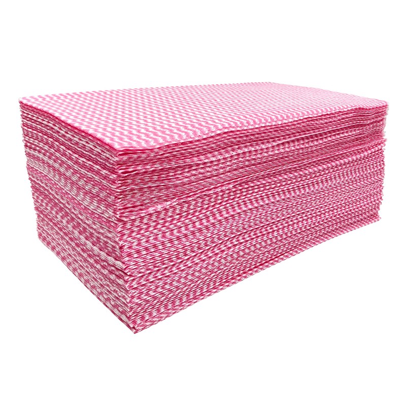 Shinmei Antibacterial Counter Cloth, Pink, 100 Sheets