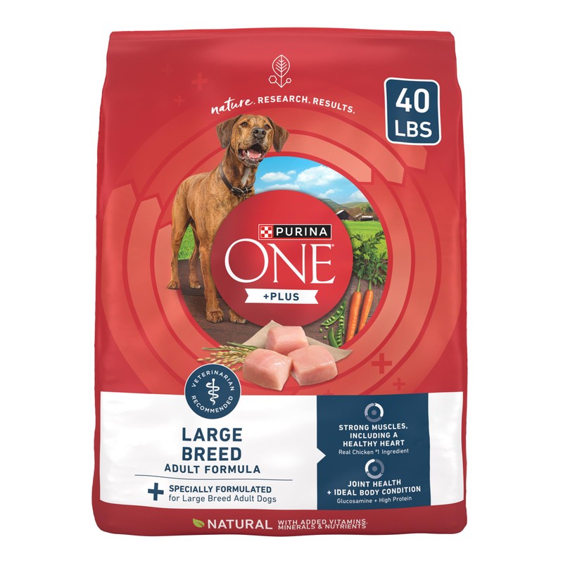Purina ONE Plus Large Breed Adult Dog Food Dry Formula,