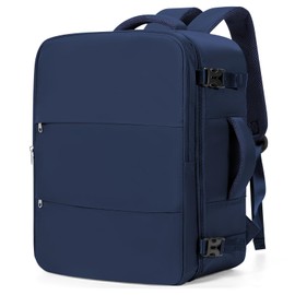 UPPACK Travel Backpack For Women Men Carry on Backpack Luggage Flight Approved Personal item Travel Bag Essentials Mochila de viaje Laptop College Backpack Large Navy Blue