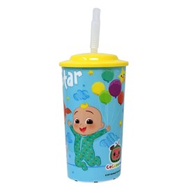 Cocomelon 16oz PP Sports Tumbler with lid and straw-2Pc