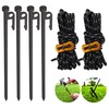 Heavy Duty Tent Stake 12 Inch 4 Pack with Camp