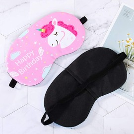 iwobi Pack of 5 Sleeping Mask Girls Women Unicorn Eye Mask for Travel Nap Night Sleeping Mask