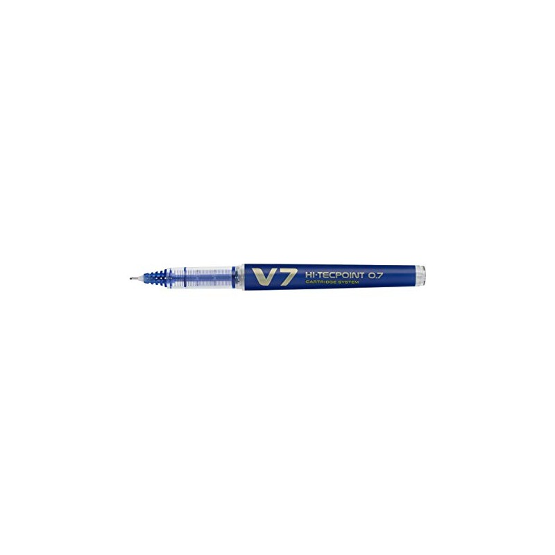 Pilot V7 Hi-Tecpoint Refillable Pen - Blue (Pack of 10)