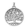 Tree of Life Necklace Pendant, Sterling Silver Christian Jewelry with