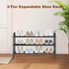 KANAV Expandable Shoe Rack Organizer – 3-Tier Shoe Shelf for