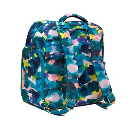 Sarah Wells Kelly Breast Pump Backpack & Tote - Insulated Pocket, Laptop Sleeve & Easy-Clean Design, Fits All Pumps, Diaper Bag for Moms (Aquarelle)