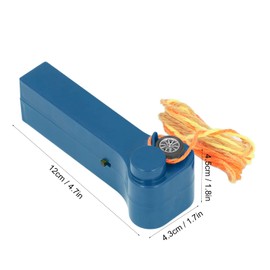 Zerodis Rope Launcher Propeller, Zip String Toy Electric Rope String Controller Decompression Interactive Portable Toy for Kids Dark Blue