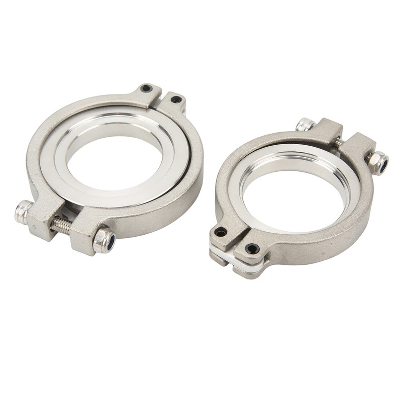44 mm Wastegate V Band Clamp Set Stainless Steel Inlet