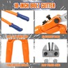 WADFOW 18" Medium Size Bolt Cutter: Soft Grip Rubber Ergonomic