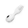 Lekkabox Mini Stainless Steel Spork, 10 cm, Fork and Spoon