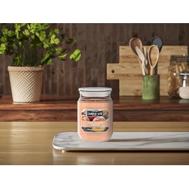 CANDLE-LITE Candle-lite Scented Candles, Sun-Kissed Peach, 18 oz Jar, Proudly Poured in The USA, Aromatherapy Candle, Single-Wick with 110 Hours of Burn Time, Perfect for Creating an Inviting Ambiance