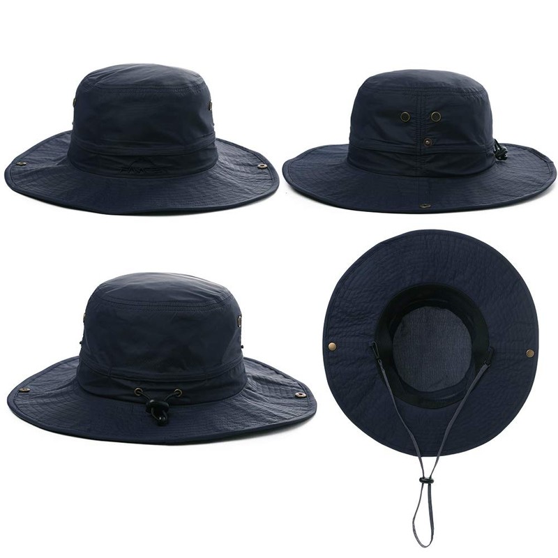 TOP-EX Safari Hat, Mesh Adventure Hat, Foldable, Boonie Hat, Stylish,