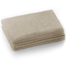 AmeliaHome Hand Towel Beige 50 x 100 cm 100% Cotton Quality Absorbent Cappuccino Amari