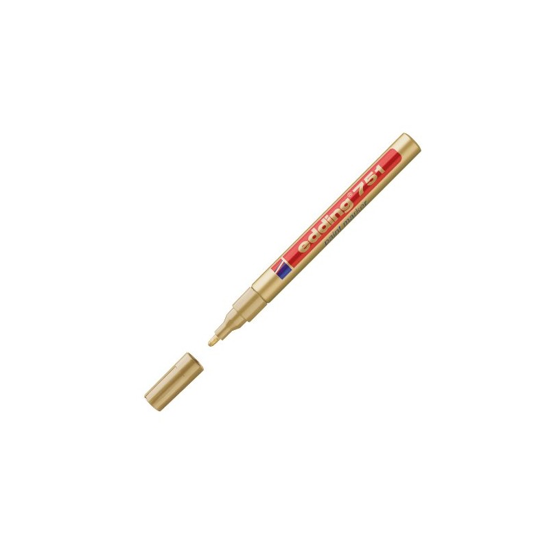 Edding 4-751053 - 751 Paint Marker Gold PK10