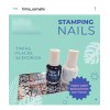 Firma Kit Para Estampado En Uñas 3 Pinturas+4 Placas+stamper Firma
