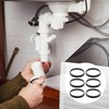 6 Pcs Rubber Seal Washers for Plumbing, 43mm Sink Drain