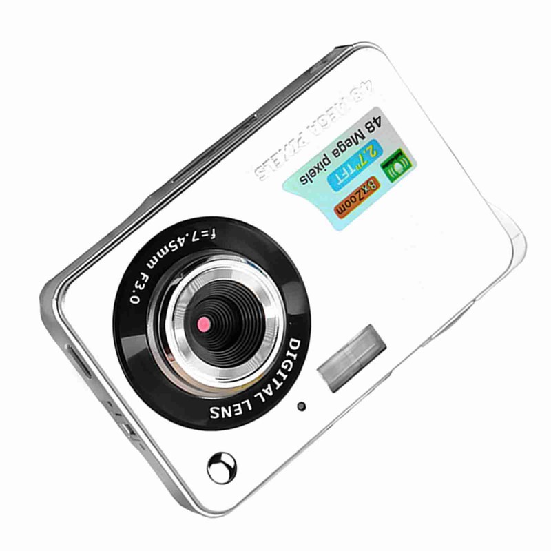 Digital Camera Mini Pocket Camera 48MP 2.7 Inch LCD Screen