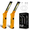2Pack LED Work Light, USB Rechargeable COB Light with Magnetic
