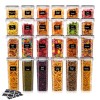 24pcs Sealed plastic food storage container set is suitable for