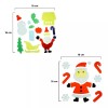 Jands Pegatinas De Gel Navideñas 18 Cm Adornos Navideños 2pz