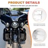 DXNQ 4 PCS Car Flame Reflective Stickers, Waterproof & Durable
